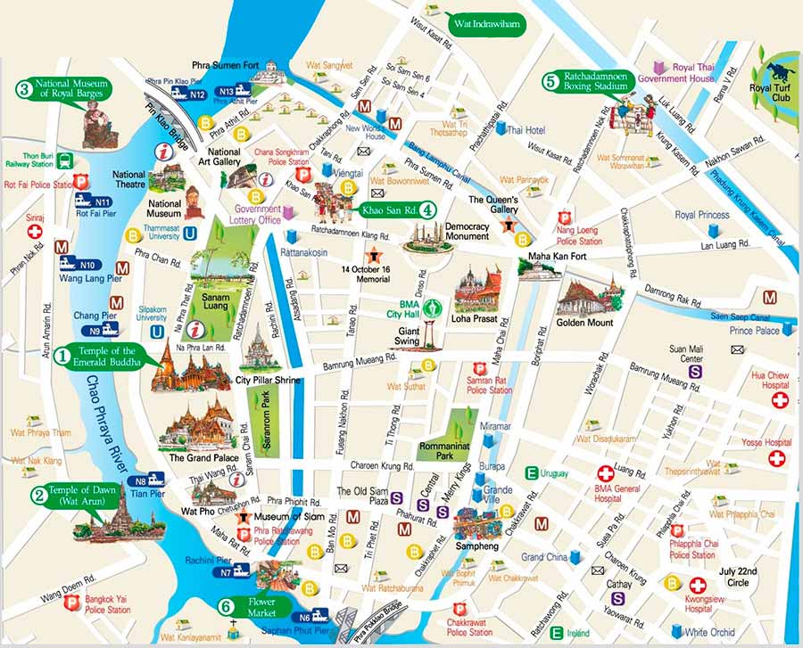 About BTS Bangkok Thailand Airport Map: Detail Bangkok Map for ...