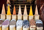  Marrakech souk, spice cones