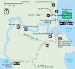 fig4 Brooks Falls map; Katmai National park's map