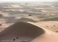 Sand seas near El Oued algeria