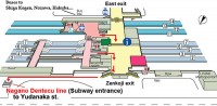  Nagano station map