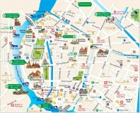 Tourist map. (Bangkok tourist maps)
