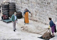 Dubrovnik fisherman and nets