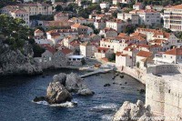 Dubrovnik inlet from the wall