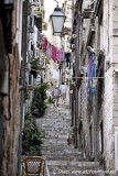 Stairs and narrow lanes of Debrovnik