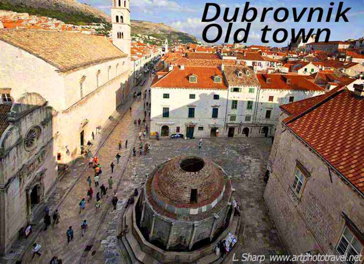 dubrovnik stradun onofrios fountain