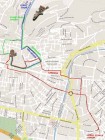 Tuesday parades. Lanzada, Via Crucis, Esperanza. Google maps