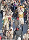 The procession of the 12 marie venice carnival