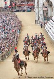 Display by troop of mounted-carabinieri