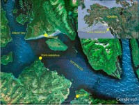 Point Adolphus location map. google earth