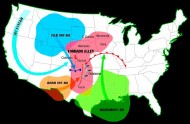 USA tornado conditions map. www.nssl.noaa.gov/