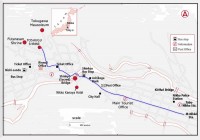 Toshogu access map. Based on Frommers Japan