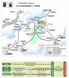 Yudanaka access map. (map www.yudanaka-shibuonsen.com)