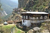 Dzongdrakha temples paro valley bhutan
