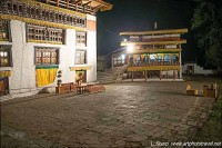 Bhutan Paro Tsechu day 5 ceremonial ground at 1:30am