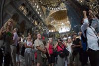 inside Hagia Sophia Istanbul