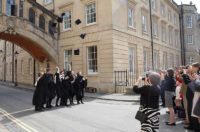 graduation-near-bridge of sighs Oxford