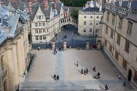 The Bridge Of Sighs Archway Oxford from Sheldonian cupola