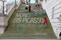  steps to the Albertina ,Vienna