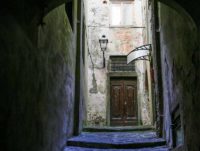 Passageway in Barga Italy