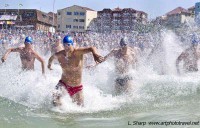 The start of the Bondi Roughwater swim.