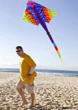 Kite flying at the Festival of the Winds