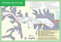 Sydney fireworks exclusion map. www.maritime.nsw.gov.au