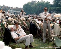 Viewing the rowing from Stewards enclosure