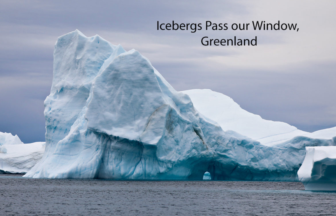 illulassat iceberg pass our window greenland