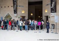 Louvre entrance at the Carrousel shopping mall