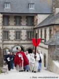 Easter procession on a route far from the crowd