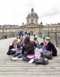 Picnic on the Pont des Arts