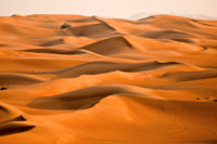 red sand dunes Dubai