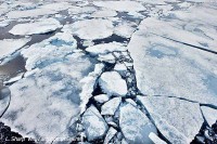 Shapes at the pack ice Svalbard