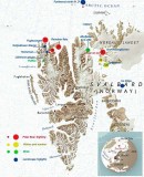 Svalbard cruise highlights map, ngm.nationalgeographic.com