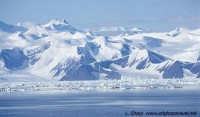 trans-antarctic mountains from Cape Adare.