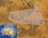 Uluru and Kata Tjuta map. (Google maps)