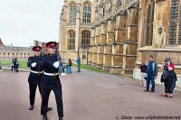 Changing the guard, Windsor Castle.